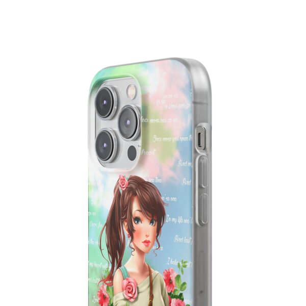 Girl With Flowers Flexi Cases for Samsung and iPhone - Image 230