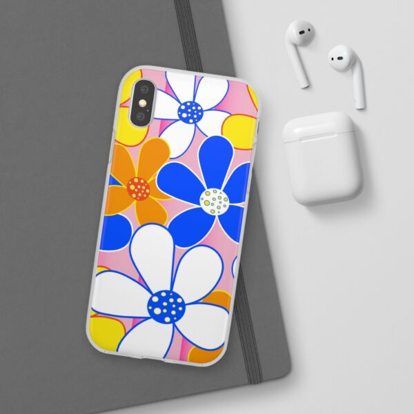 Cartoon Flowers Flexi Cases For iPhone and Samsung - Image 21