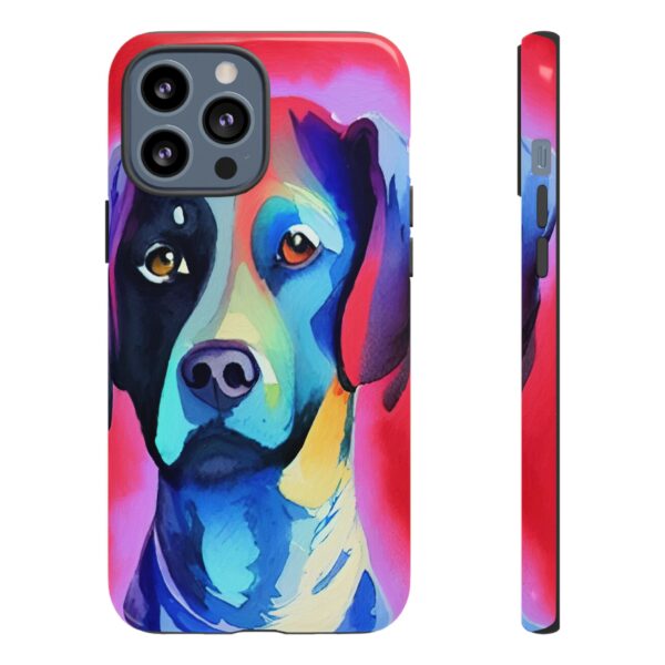 Rainbow Designs Dog Portrait On Tough Cases Custom Phone Cases For iPhone Google Pixel and Samsung Series - Image 51