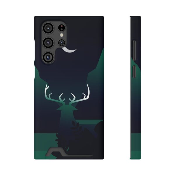 Rainbow Designs Deer On Phone Case With Card Holder Custom Phone Case For iPhone and Samsung - Image 69