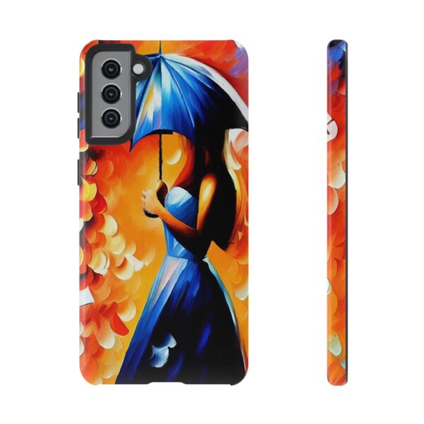 Rainbow Designs Woman With Umbrella On Tough Cases Custom Phone Case For iPhone and Samsung Series - Image 59