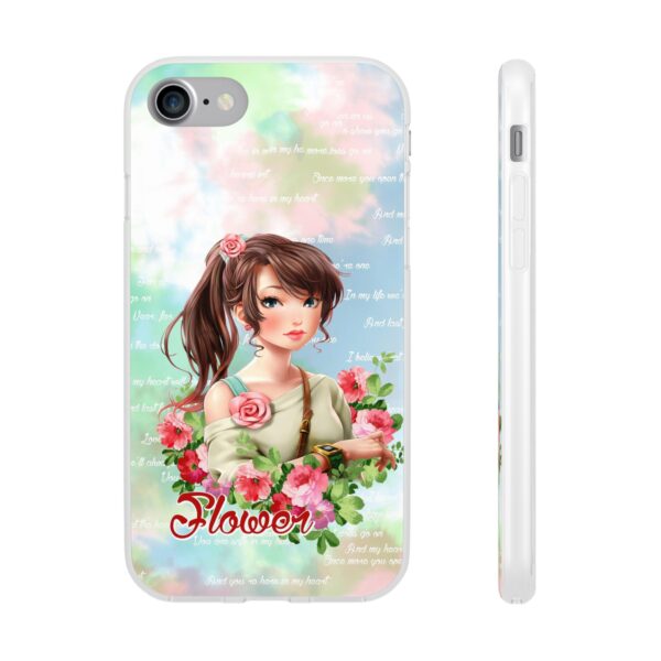 Girl With Flowers Flexi Cases for Samsung and iPhone - Image 87