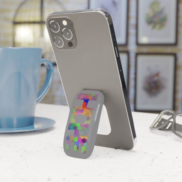 Rainbow Designs "HOPE" On Phone Click-On Grip Grey - Image 2