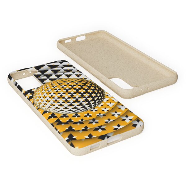 Yellow Gold Sphere Biodegradable Cases For iPhone and Samsung - Image 120