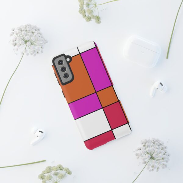 Rainbow Designs Mondrian Art On Tough Cases Custom Phone Cases For iPhone Google Pixel and Samsung Series - Image 62