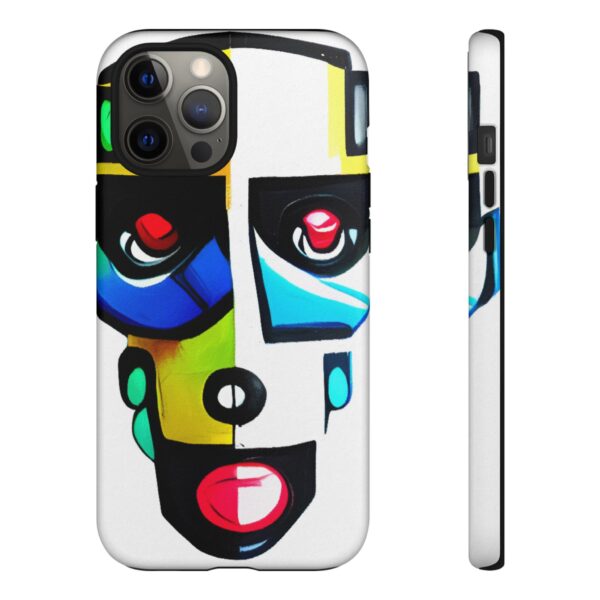 Rainbow Designs Robot On Tough Cases Custom Phone Cases For iPhone Google Pixel and Samsung Series - Image 38