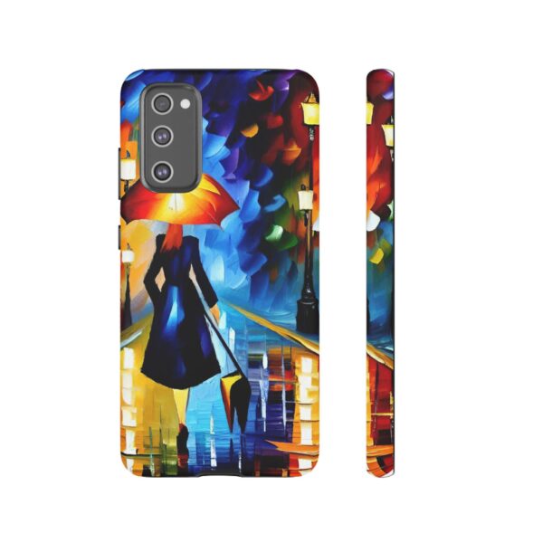 Rainbow Designs Woman With Umbrella On Tough Cases Custom Phone Case For iPhone and Samsung Series - Image 77