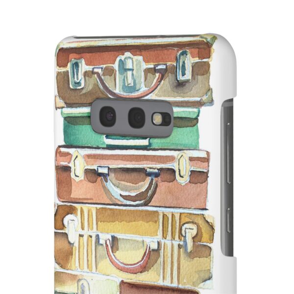 Suitcases stack Snap Cases Custom Phone Cases For Samsung Google Pixel and iPhone Lines - Image 36