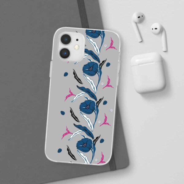 Rainbow Designs Blue Poppies On Flexi Cases Custom Phone Cases For iPhone and Samsung Series - Image 57