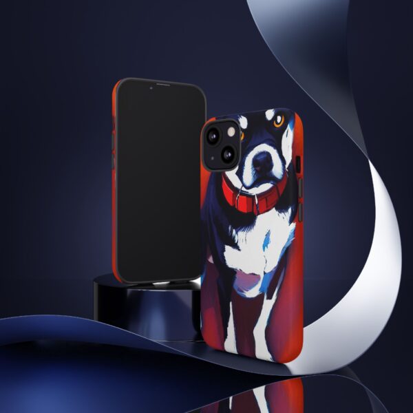 Rainbow Designs Dog Portrait On Tough Cases Custom Phone Cases For iPhone Google Pixel and Samsung Series. - Image 42