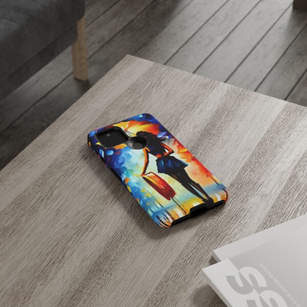 Rainbow Designs Woman With Umbrella On Tough Cases Custom Phone Case For iPhone and Samsung Series - Image 68