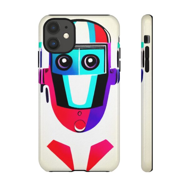 Rainbow Designs Robot On Tough Cases Custom Phone Cases For iPhone Google Pixel and Samsung Series - Image 19