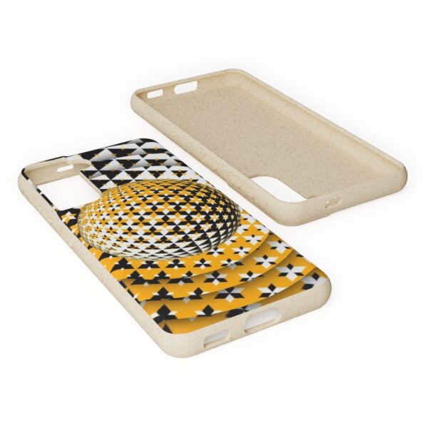 Yellow Gold Sphere Biodegradable Cases For iPhone and Samsung - Image 128