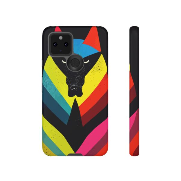 Rainbow Designs Wolf Head On Tough Cases Custom Phone Cases For iPhone Google Pixel and Samsung Series. - Image 69