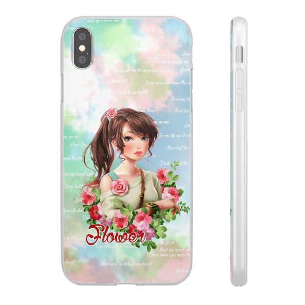 Girl With Flowers Flexi Cases for Samsung and iPhone - Image 22