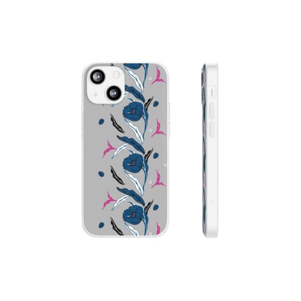 Rainbow Designs Blue Poppies On Flexi Cases Custom Phone Cases For iPhone and Samsung Series - Image 130