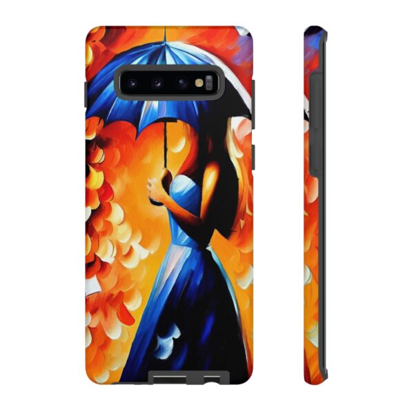 Rainbow Designs Woman With Umbrella On Tough Cases Custom Phone Case For iPhone and Samsung Series - Image 17