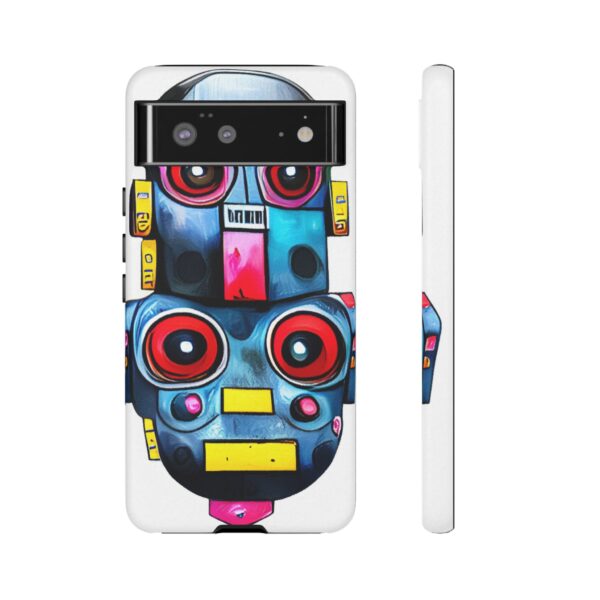 Rainbow Designs Robot On Tough Cases Custom Phone Cases For iPhone Google Pixel and Samsung Series - Image 73