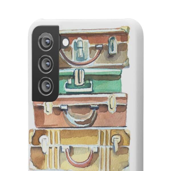 Suitcases stack Snap Cases Custom Phone Cases For Samsung Google Pixel and iPhone Lines - Image 119