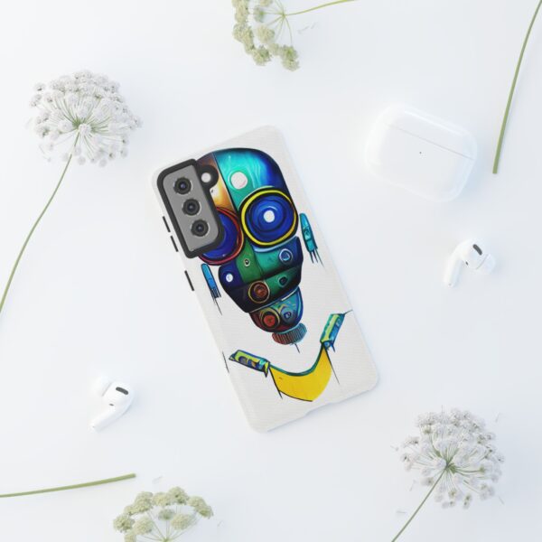 Rainbow Designs Robot On Tough Cases Custom Phone Cases For iPhone Google Pixel and Samsung Series - Image 32