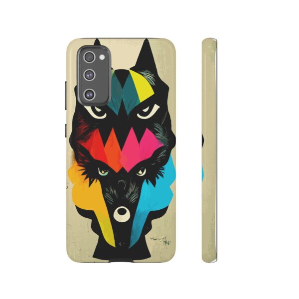 Rainbow Designs Wolf Head On Tough Cases Custom Phone Cases For iPhone Google Pixel and Samsung Series - Image 75