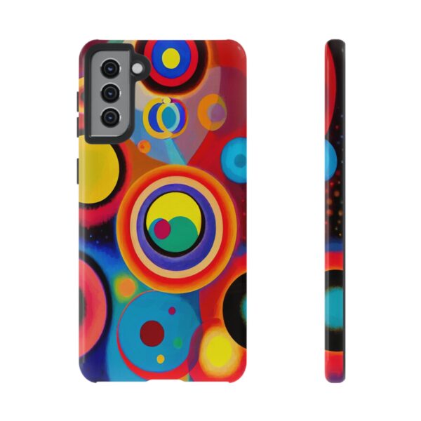 Rainbow Designs Circles in Circles On Tough Cases Custom Phone Cases For iPhone Google Pixel and Samsung Series - Image 59