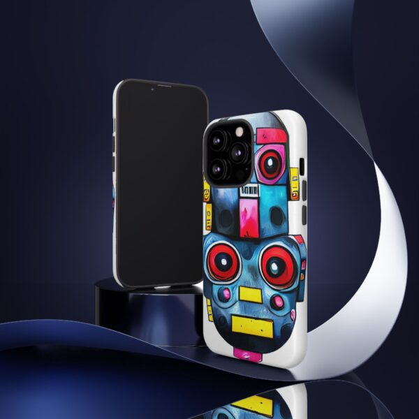 Rainbow Designs Robot On Tough Cases Custom Phone Cases For iPhone Google Pixel and Samsung Series - Image 50