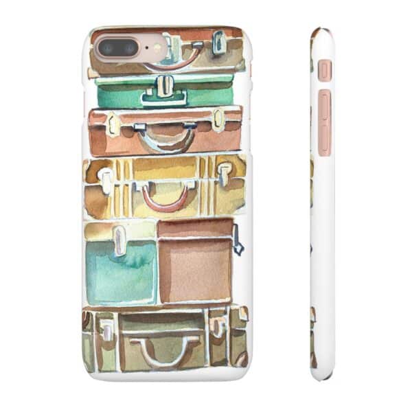 Suitcases stack Snap Cases Custom Phone Cases For Samsung Google Pixel and iPhone Lines - Image 7