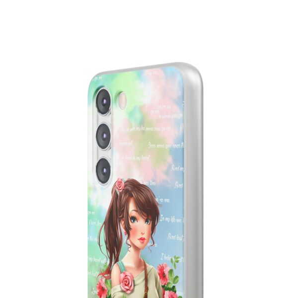 Girl With Flowers Flexi Cases for Samsung and iPhone - Image 214