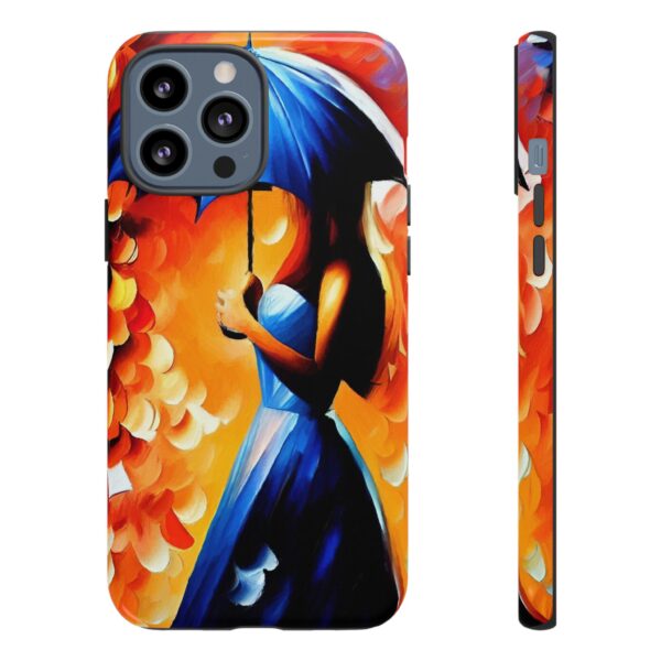 Rainbow Designs Woman With Umbrella On Tough Cases Custom Phone Case For iPhone and Samsung Series - Image 51