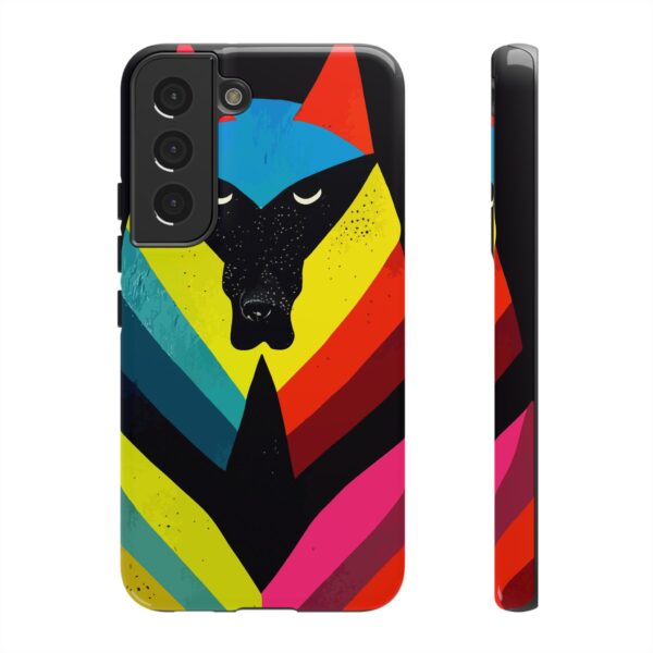 Rainbow Designs Wolf Head On Tough Cases Custom Phone Cases For iPhone Google Pixel and Samsung Series. - Image 83