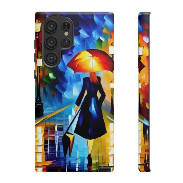 Rainbow Designs Woman With Umbrella On Tough Cases Custom Phone Case For iPhone and Samsung Series - Image 93