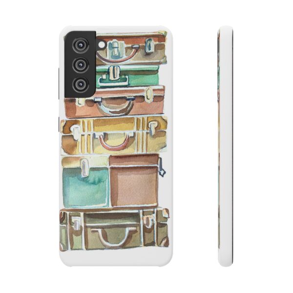 Suitcases stack Snap Cases Custom Phone Cases For Samsung Google Pixel and iPhone Lines - Image 112