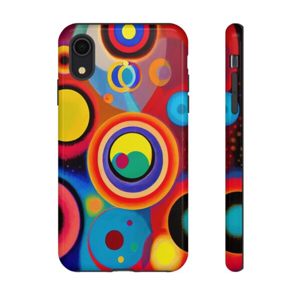 Rainbow Designs Circles in Circles On Tough Cases Custom Phone Cases For iPhone Google Pixel and Samsung Series - Image 7