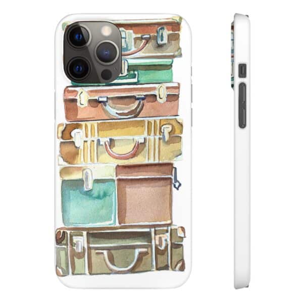 Suitcases stack Snap Cases Custom Phone Cases For Samsung Google Pixel and iPhone Lines - Image 83