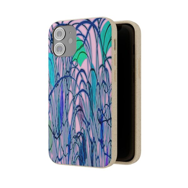 Curved Striped Pattern Biodegradable Cases For IPhone & Samsung  🌿 - Image 18