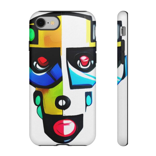 Rainbow Designs Robot On Tough Cases Custom Phone Cases For iPhone Google Pixel and Samsung Series - Image 2