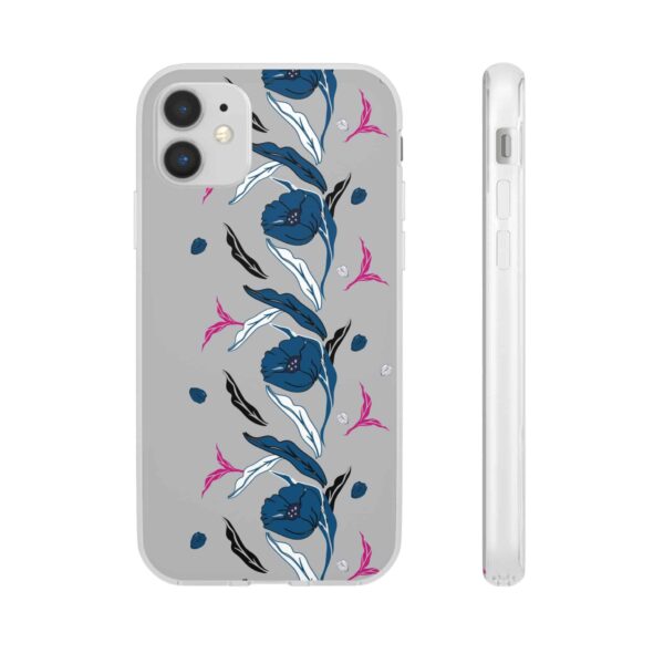 Rainbow Designs Blue Poppies On Flexi Cases Custom Phone Cases For iPhone and Samsung Series - Image 67