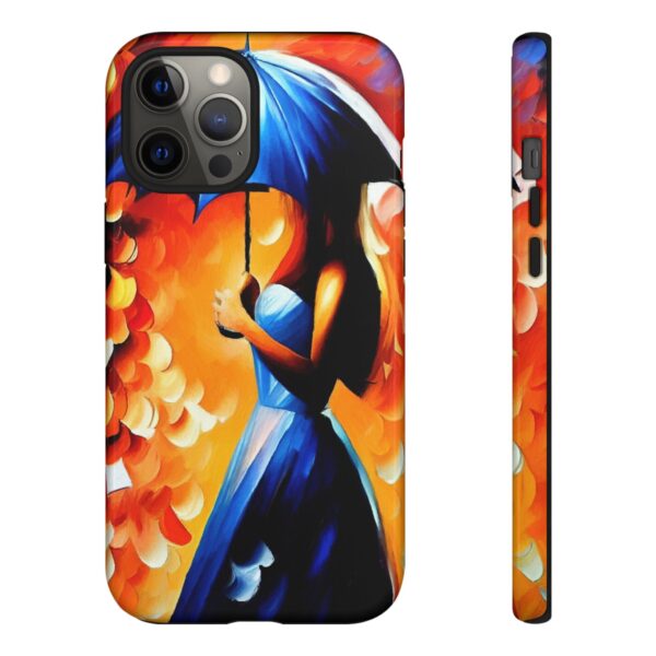 Rainbow Designs Woman With Umbrella On Tough Cases Custom Phone Case For iPhone and Samsung Series - Image 37