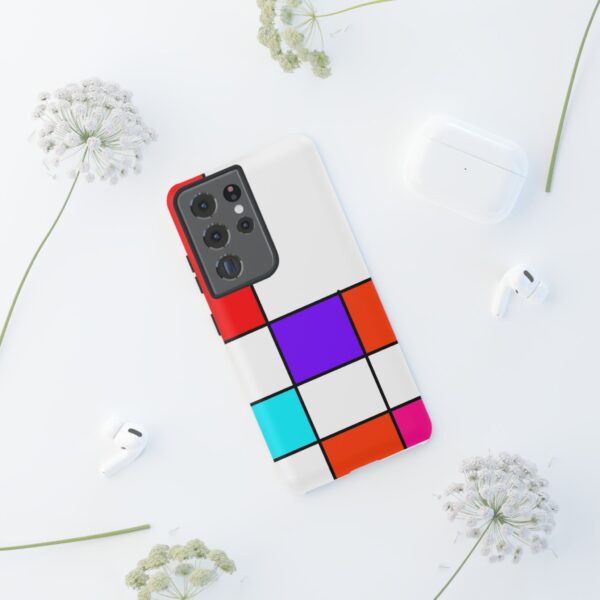 Rainbow Designs Mondrian Art On Tough Cases Custom Phone Cases For iPhone Google Pixel and Samsung Series - Image 66