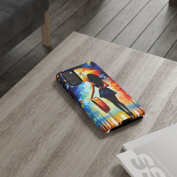 Rainbow Designs Woman With Umbrella On Tough Cases Custom Phone Case For iPhone and Samsung Series - Image 78