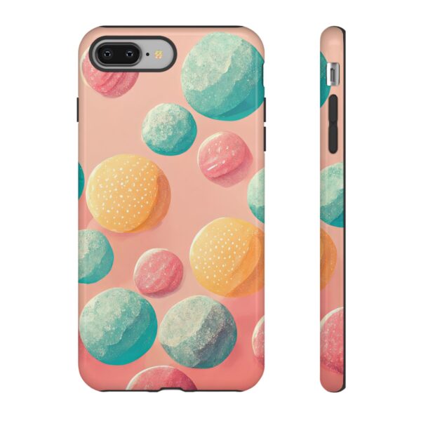 Rainbow Designs Pink Bubble On Tough Cases Custom Phone Cases For iPhone Google Pixel and Samsung Series - Image 3