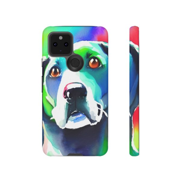 Rainbow Designs Dog Portrait On Tough Cases Custom Phone Cases For iPhone Google Pixel and Samsung Series - Image 69