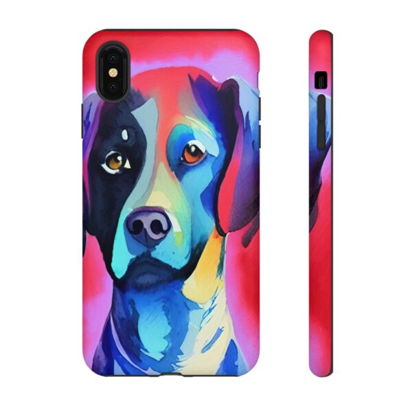 Rainbow Designs Dog Portrait On Tough Cases Custom Phone Cases For iPhone Google Pixel and Samsung Series - Image 12