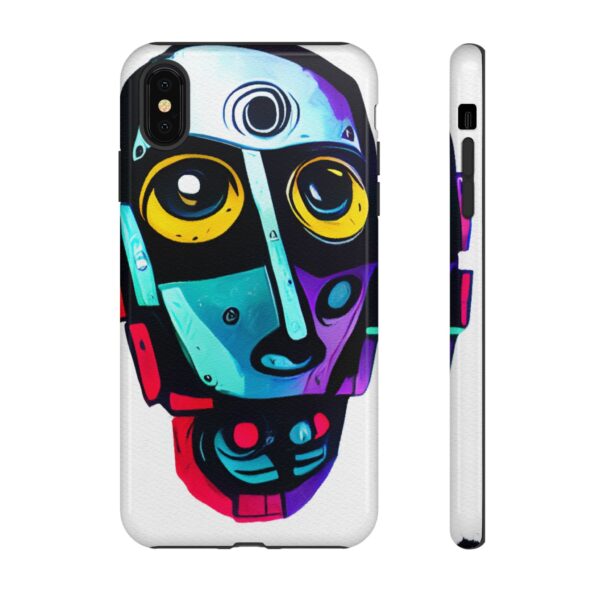 Rainbow Designs Robot On Tough Cases Custom Phone Cases For iPhone Google Pixel and Samsung Series - Image 11