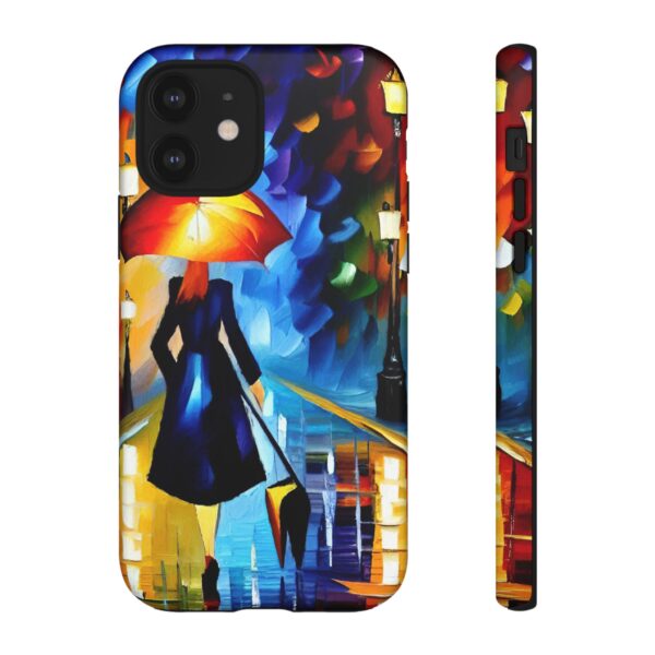 Rainbow Designs Woman With Umbrella On Tough Cases Custom Phone Case For iPhone and Samsung Series - Image 34