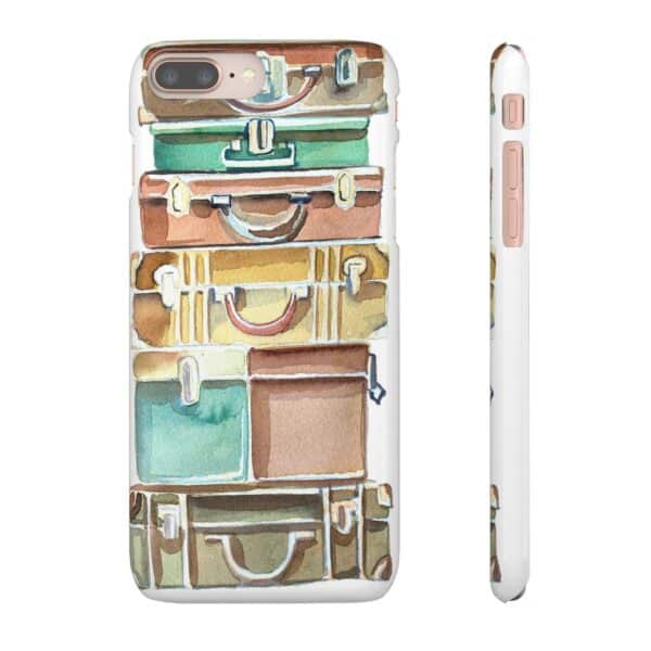 Suitcases stack Snap Cases Custom Phone Cases For Samsung Google Pixel and iPhone Lines - Image 5