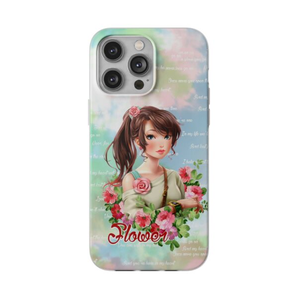 Girl With Flowers Flexi Cases for Samsung and iPhone - Image 237