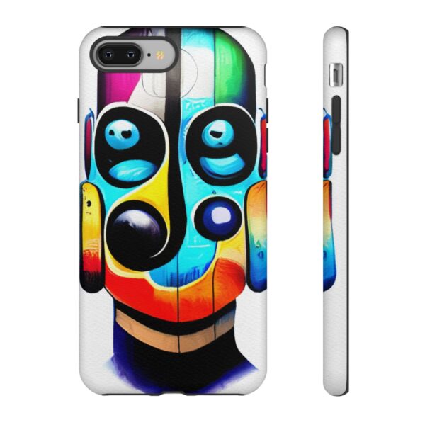 Rainbow Designs Robot On Tough Cases Custom Phone Cases For iPhone Google Pixel and Samsung Series - Image 4