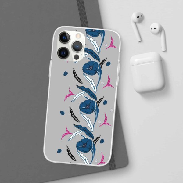 Rainbow Designs Blue Poppies On Flexi Cases Custom Phone Cases For iPhone and Samsung Series - Image 51